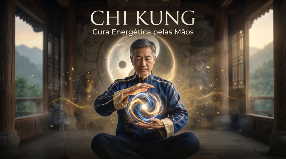 Capa do Curso Chi Kung - Prof. Laércio Fonseca